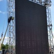 Queen City Ex video wall support