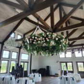 The Barn at Winds Edge Floral Chandelier